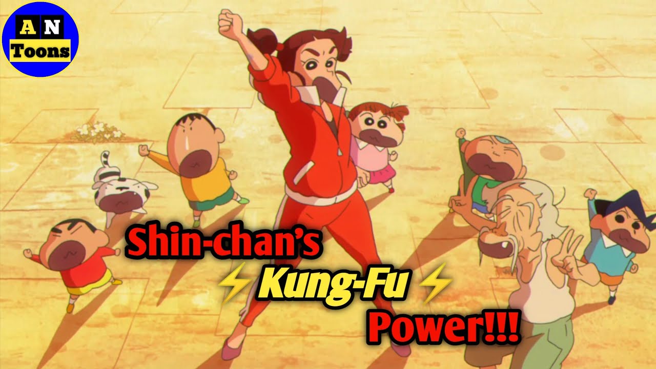 Shin-chan's Kung-Fu Power ⚡ | shin chan AMV | Crayon Shin-Chan Burst Serving  kung-Fu Boys |