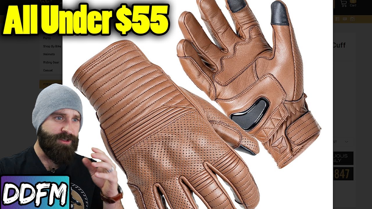 3 Inexpensive Motorcycle Gloves For Beginners (Under $55)