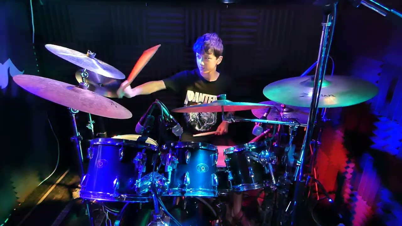 PANTERA - A NEW LEVEL Drum cover by Kai Ralston