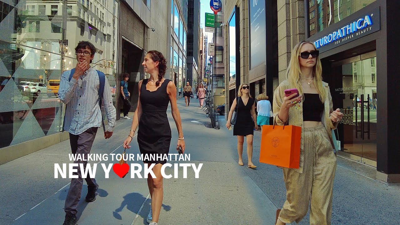 [4K] NYC Manhattan Summer Walk - Madison Avenue, Upper East Side, New York City, Travel, USA