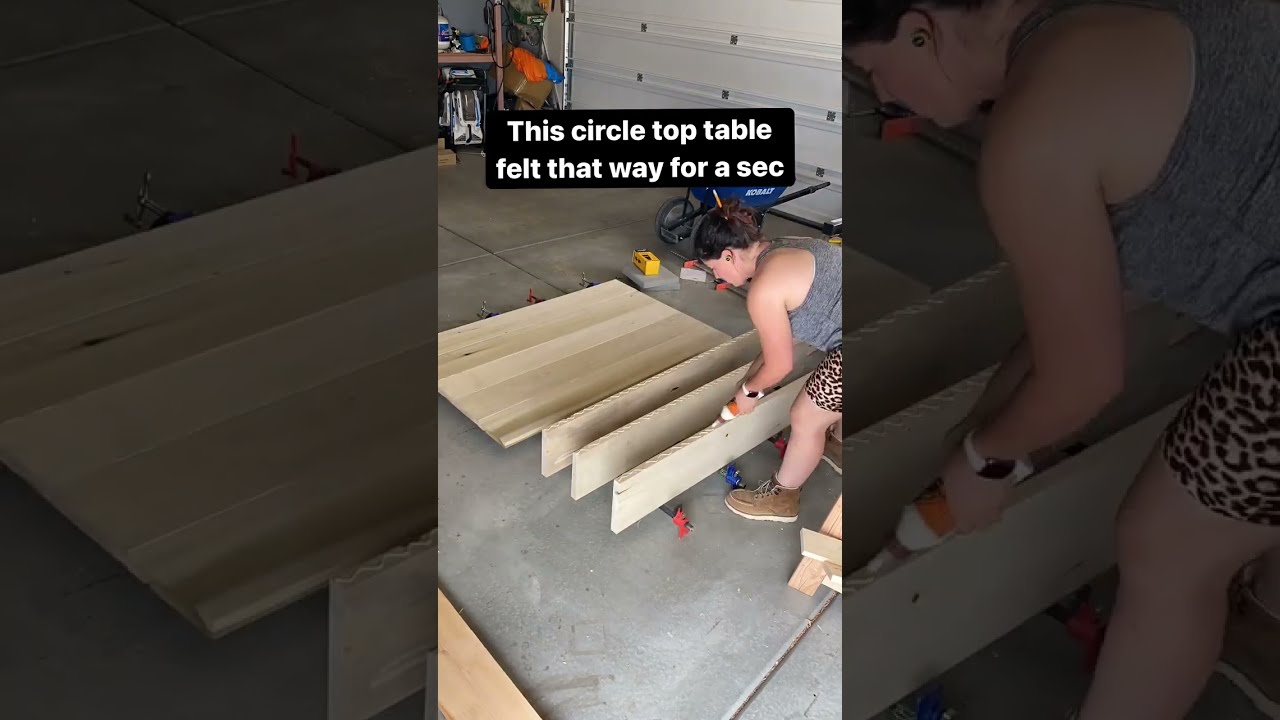 DIY Large Round Table