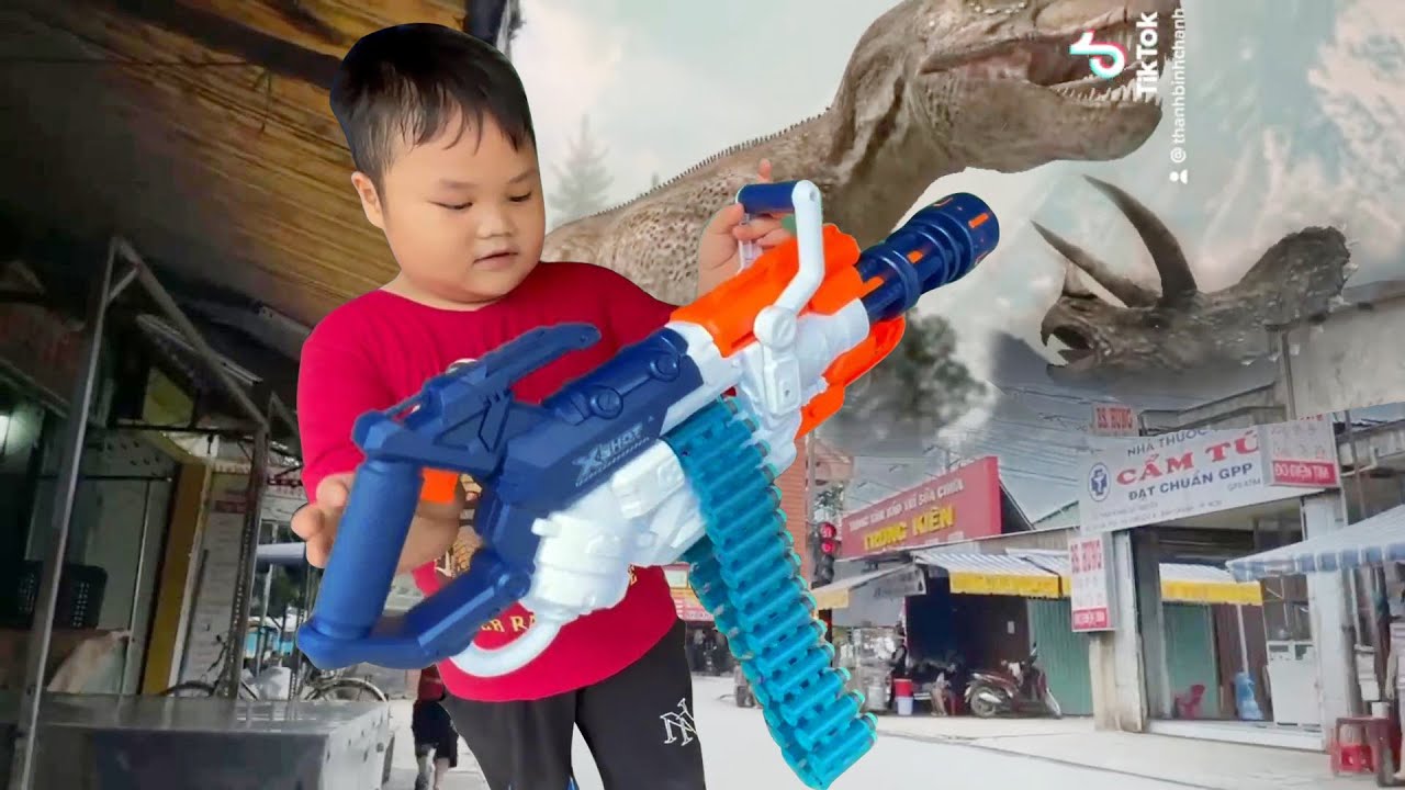 Trò Chơi Nhà Vui Chơi – Bạn Pin Làm Anh Hùng Ramboo ❤ ChiChi ToysReview TV ❤ Fun Song Vui Nhộn