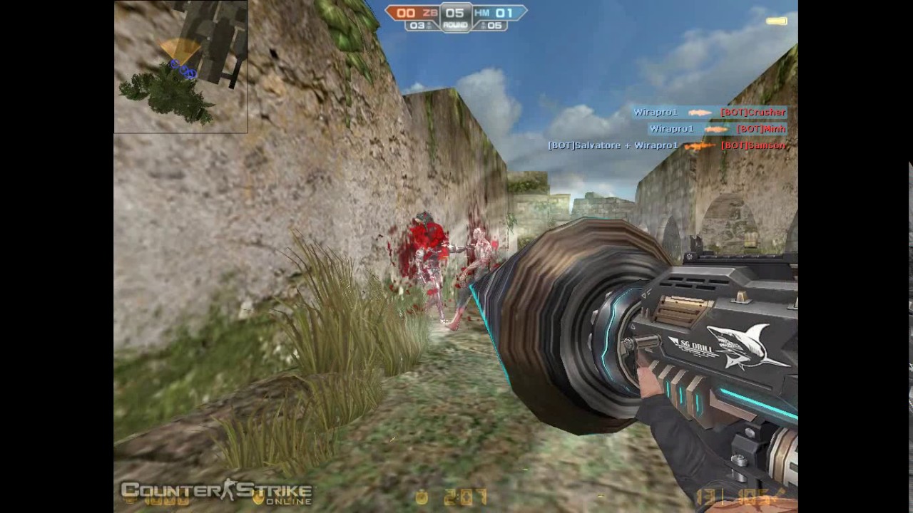[CSO] INDONESIA   Weapon Magnum Drill to kill zombie