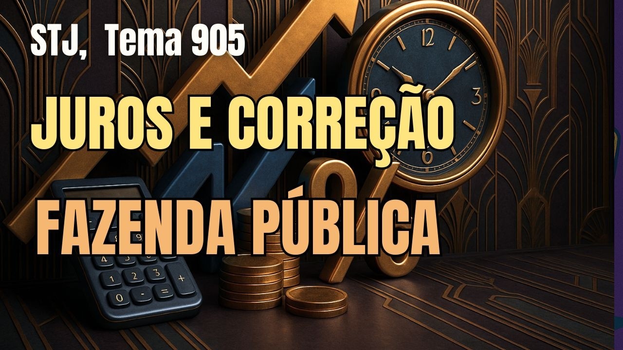 JUROS + CORREÇÃO nas condenações da FAZENDA PÚBLICA - STJ, Tema 905 #juros #enam
