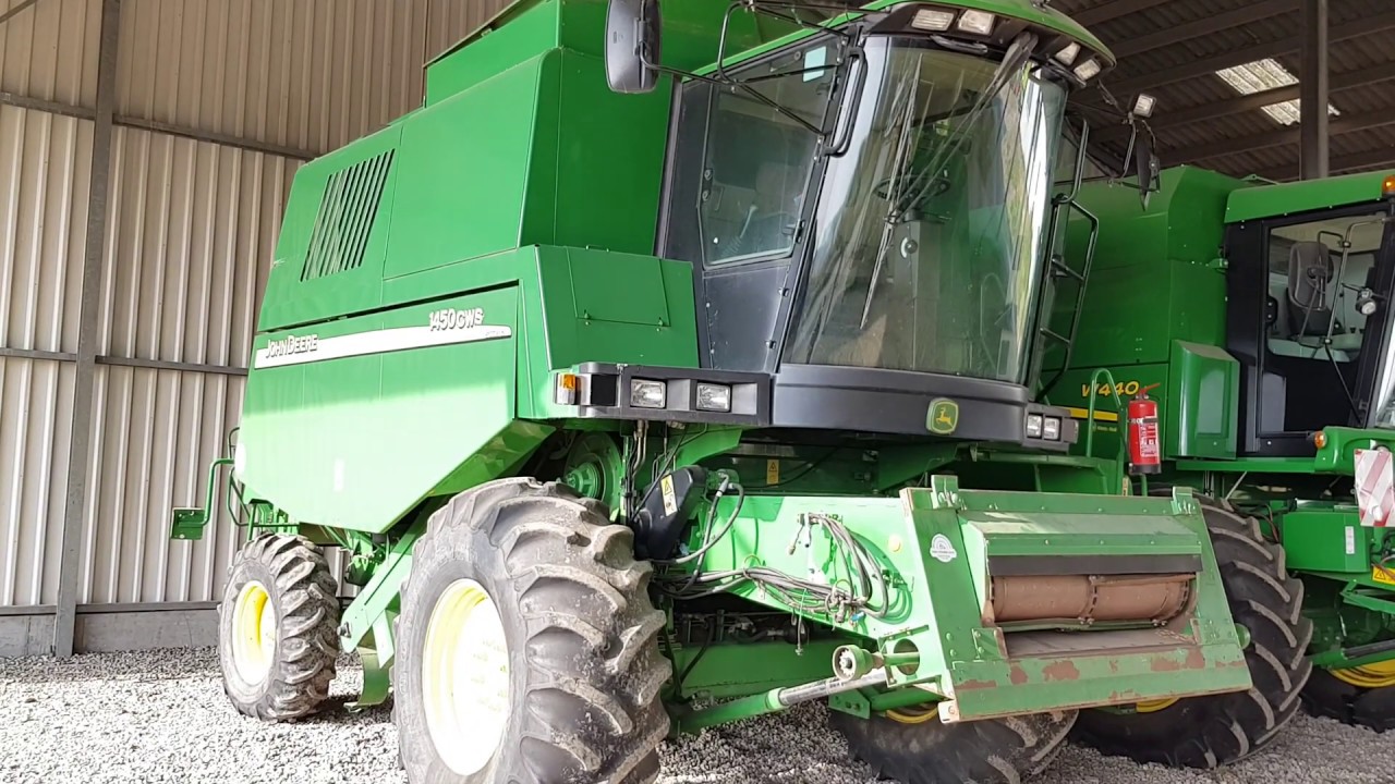 Combain Mähdrescher John Deere 1450 CWS, 2006, 975th, Klima, SW Typ 314P, Germany