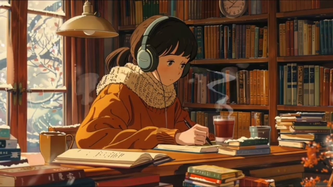 Late Night Study Lofi 📚 | 1 Hour Focus Music | No Talking