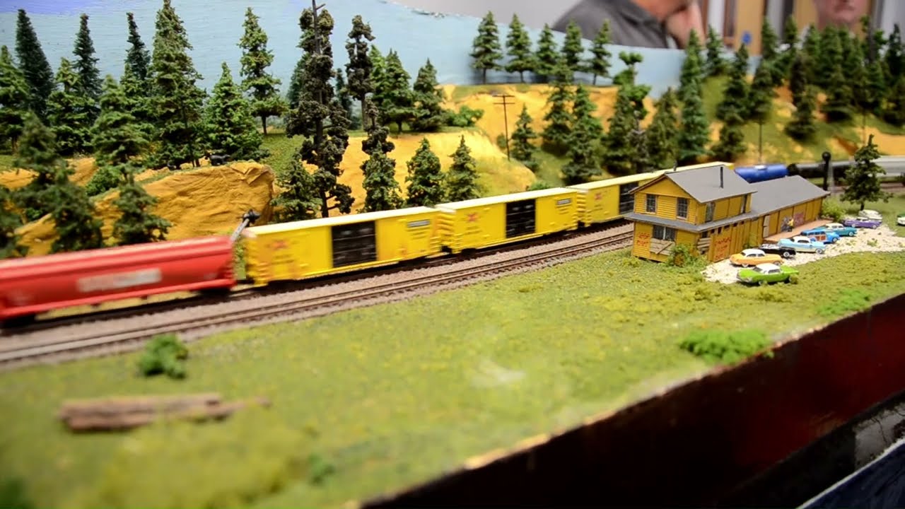 Shasta an American Z gauge layout, Leyland 2024.