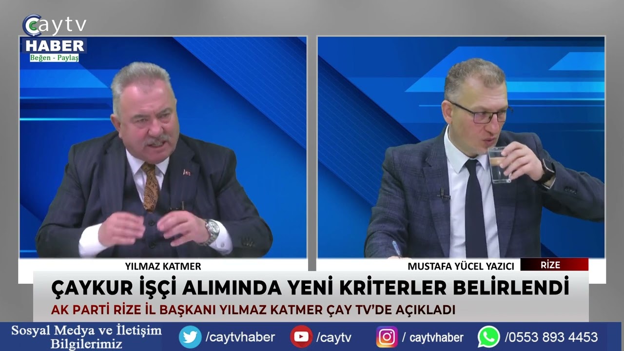 Yılmaz Katmer; ÇAYKUR İşçi Alımında Yeni Kriterler Belirlendi