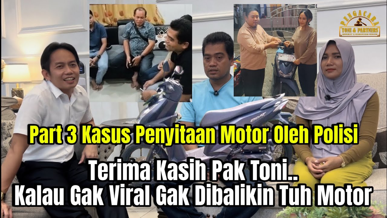 Ibu Yang Motornya Disita Polisi Datang Sampaikan Terima Kasih | No Viral No Justice