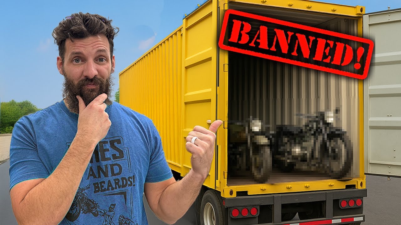 I Bought a 40&rsquo; Container of Banned Motorcycles from Germany 