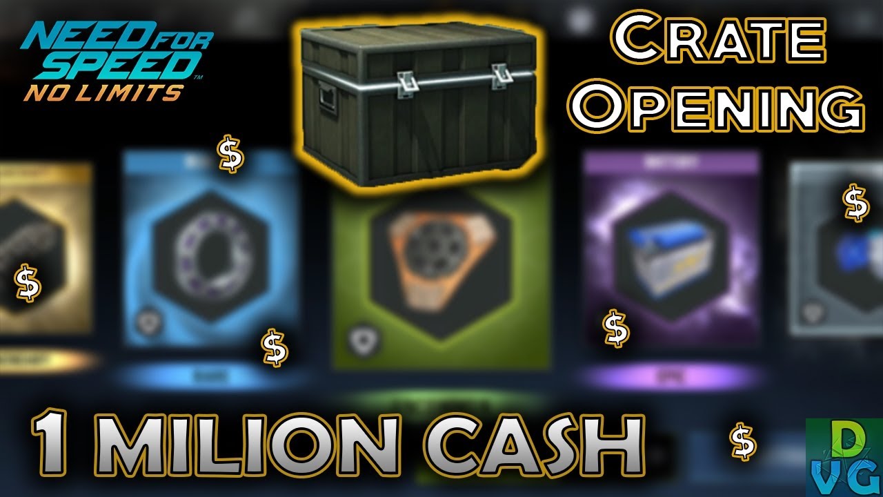 NFS No Limits | 1 milion Cash $ - Crate Opening ! (1.000.000 cash)