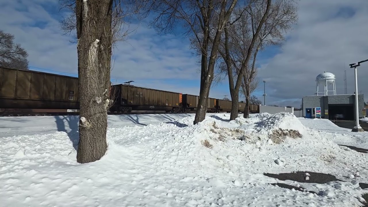 BNSF coal with Executive MAC! Chesterton Indiana 2-3-26