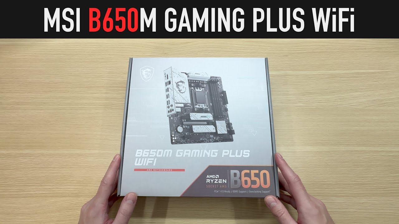 MSI B650M GAMING PLUS WiFi [Распаковка, установка, обзор функций и характеристик]