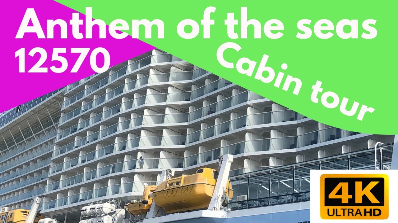 Royal Caribbean Anthem of the Seas | Full Spacious Balcony Cabin Tour #12570 | 4K | 2022