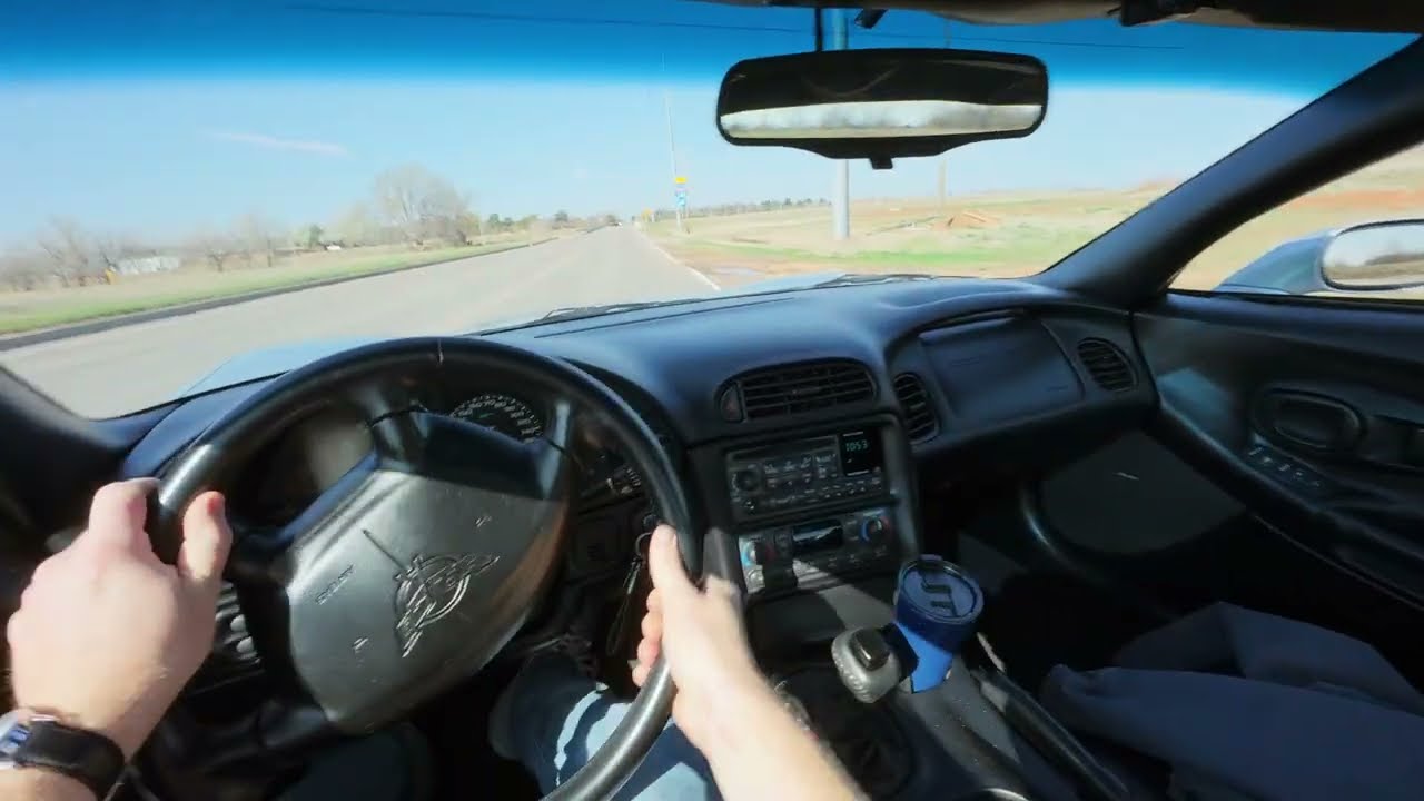 C5 Corvette Drive POV ASMR - OKC - Rockwell to Wilshire