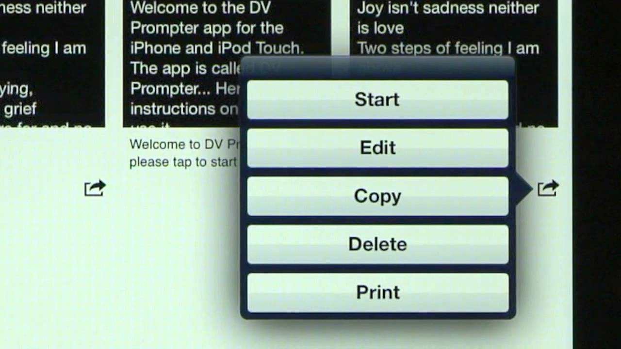 Datavideo DV Prompter App