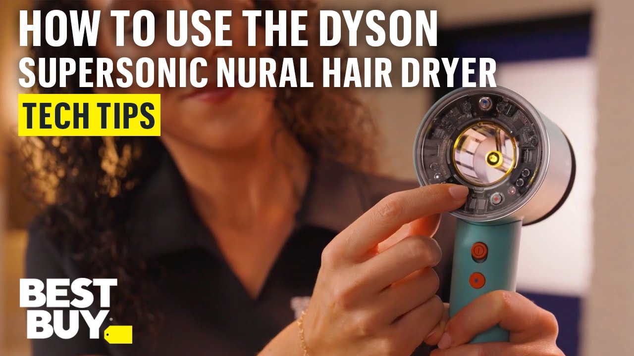 Controls on the Dyson Supersonic Nural Hair Dryer &ndash; Tech Tips from Best Buy