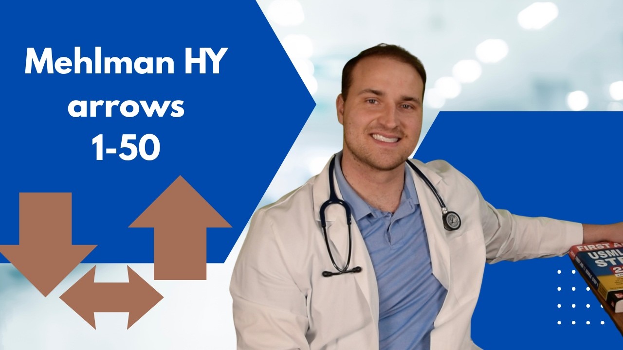 Mehlman Medical HY Arrows - 50 Question Walkthrough - 1-1 Tutoring