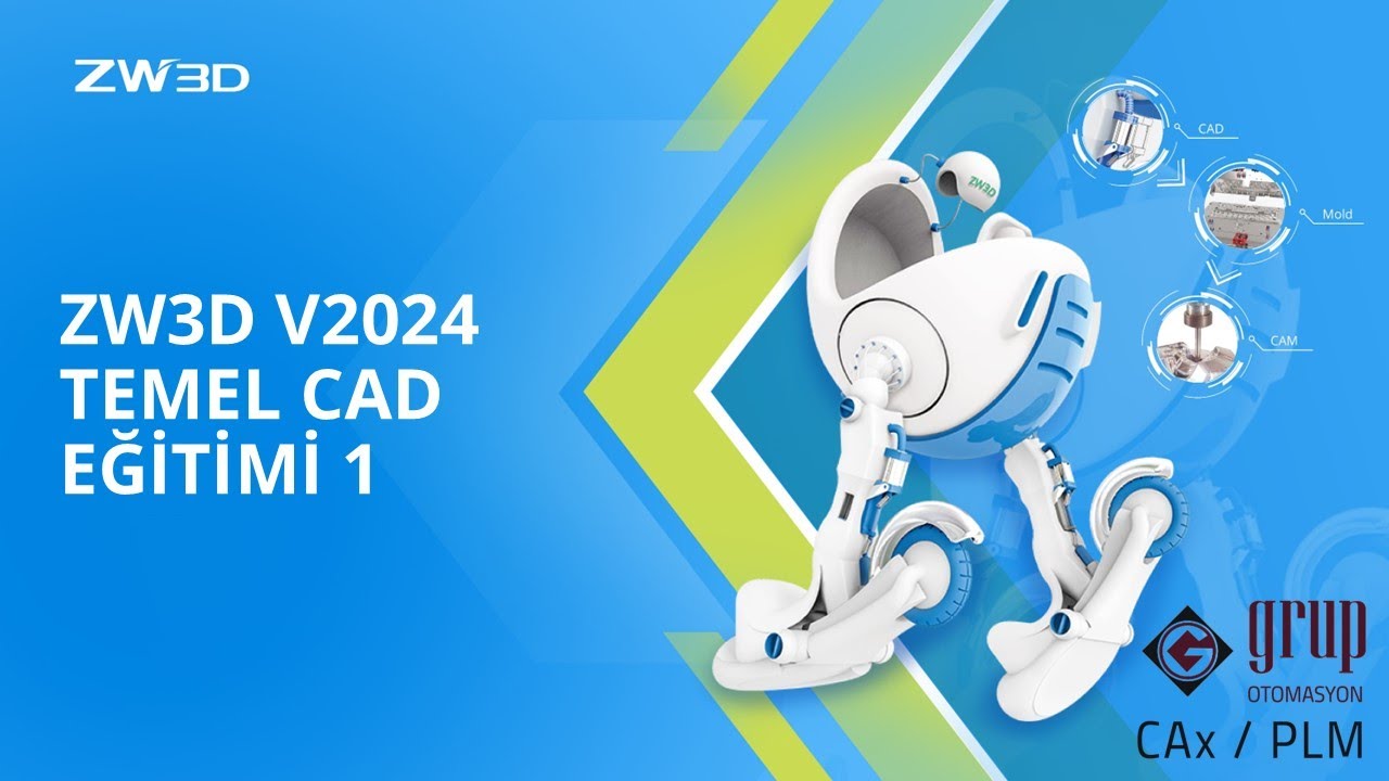 ZW3D 2024 Temel CAD eğitimi 1