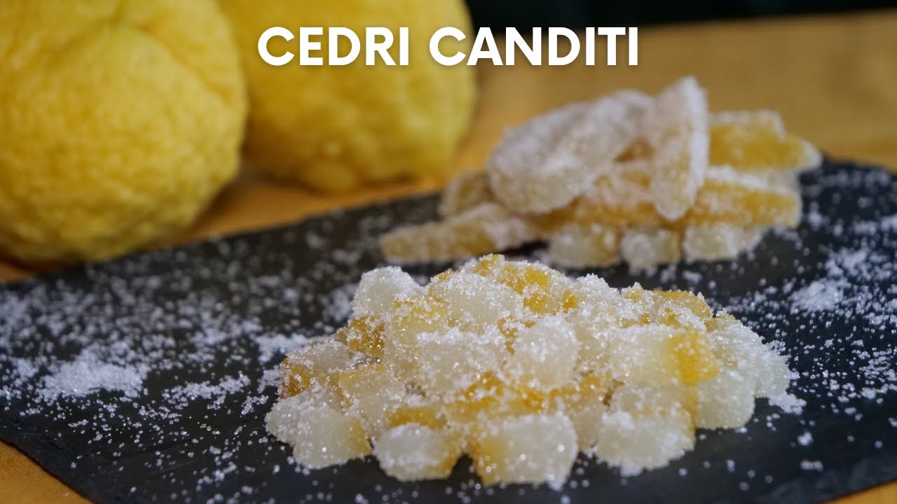 COME FARE I CEDRI CANDITI | UNA RICETTA SUPER UTILE | FACILE E VELOCE 