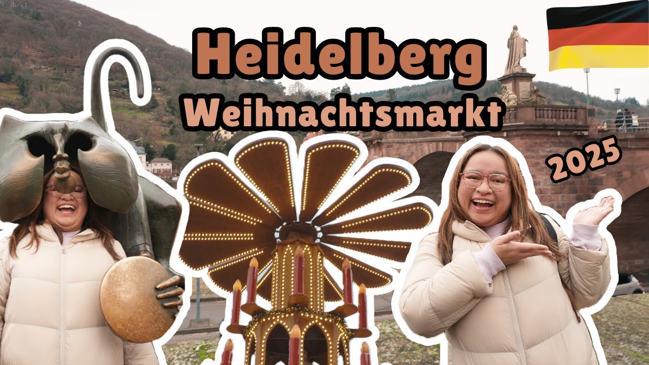Heidelberg Christmas Market Vlog 🎄🍷 | Winter in Germany