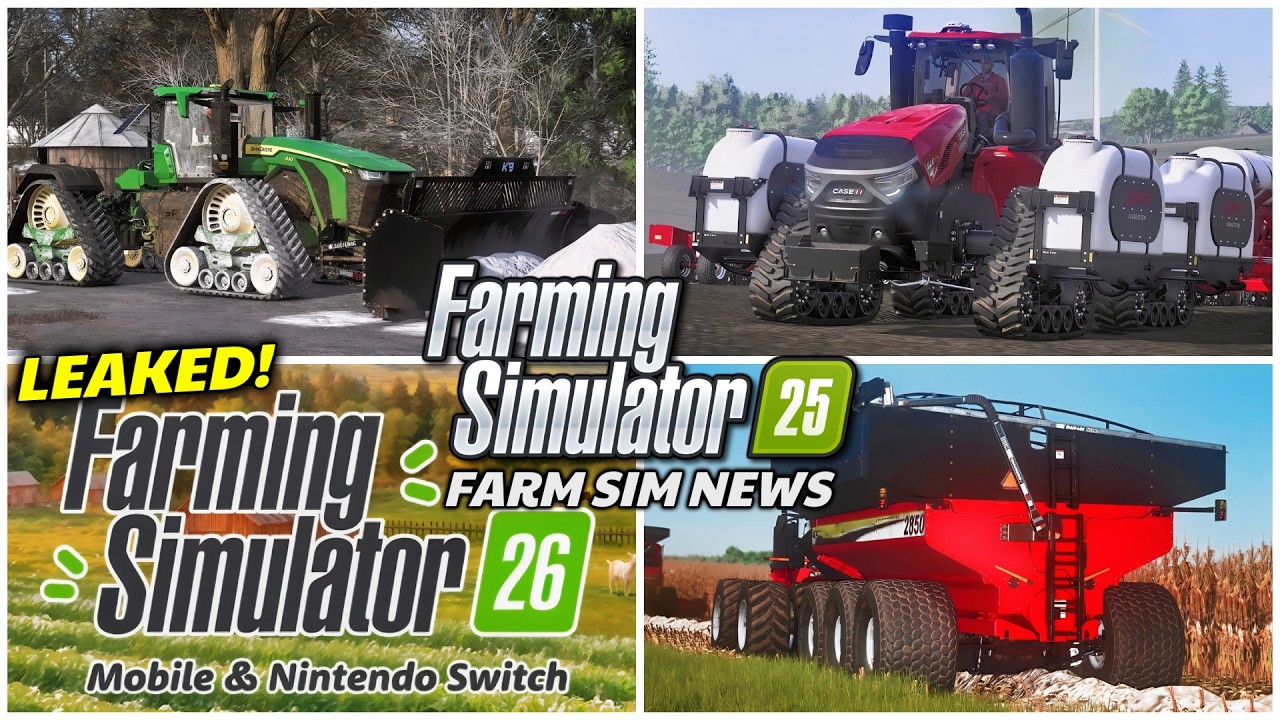 Новости Farm Sim - Field Floater 7 на консолях, утечка информации о FS26 и БОЛЬШИЕ обновления! | ...