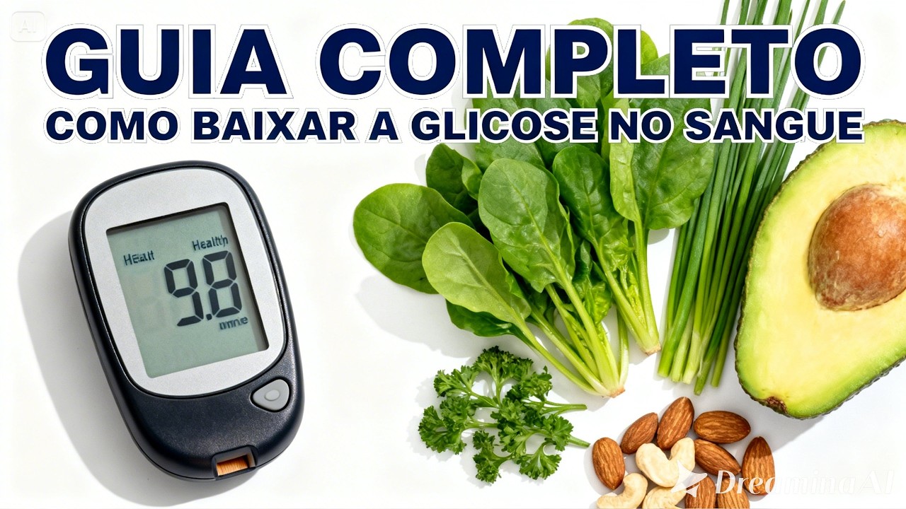 GUIA COMPLETO  COMO BAIXAR A GLICOSE NO SANGUE