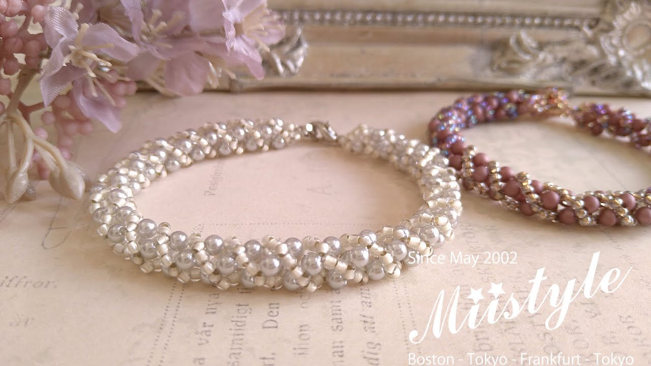 【ビーズステッチ ブレスレット 】No.73 Designed  2020 Miistyle