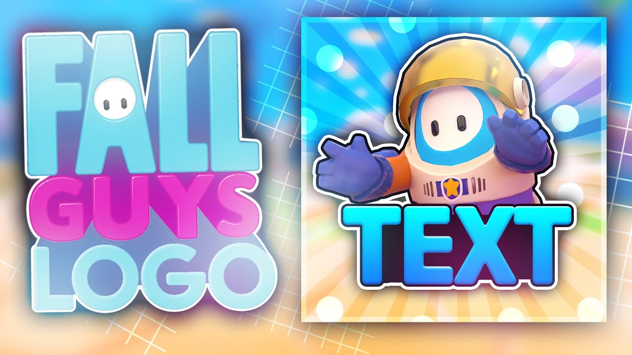 FALL GUYS LOGO TUTORIAL !