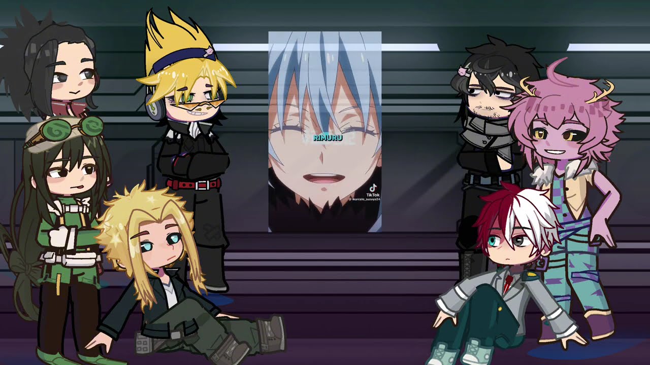 𝙋𝙧𝙤 𝙝𝙚𝙧𝙤𝙚𝙨 𝙧𝙚𝙖𝙘𝙩 𝙩𝙤 rimuru tempest | Slime | MHA BNHA | Deku | Gacha life 2