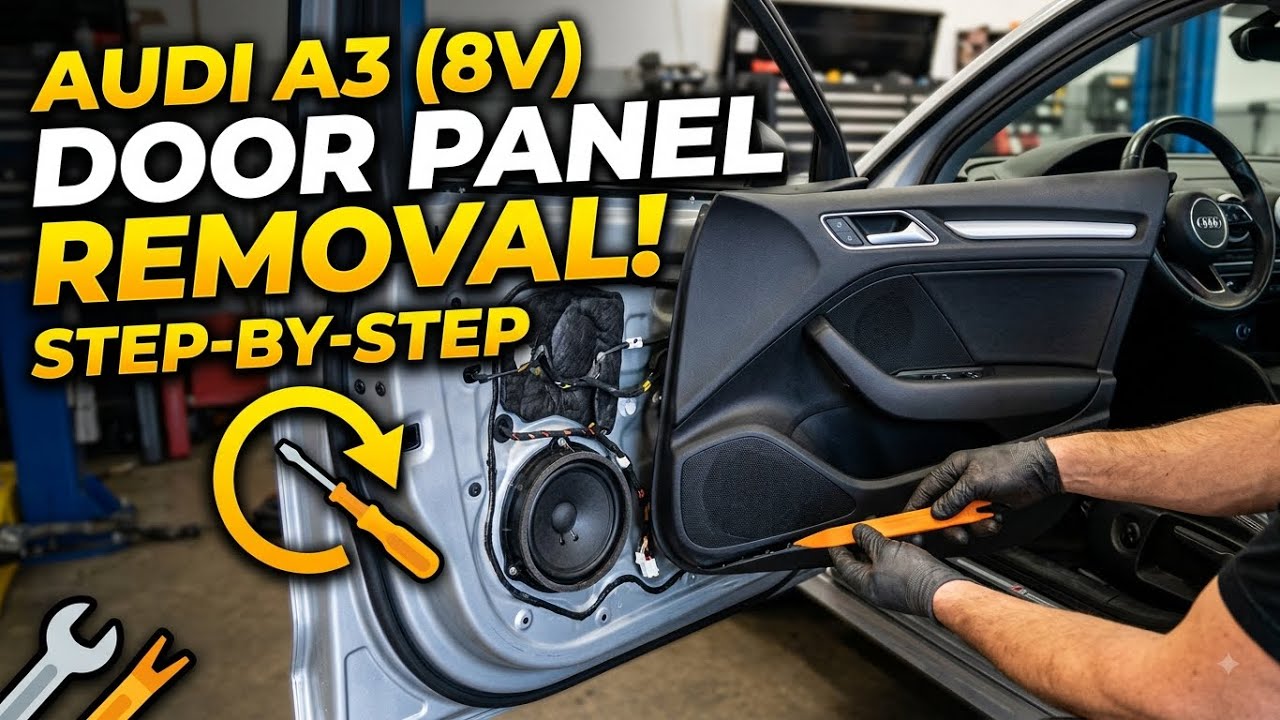 Audi A3  DOOR PANEL REMOVE
