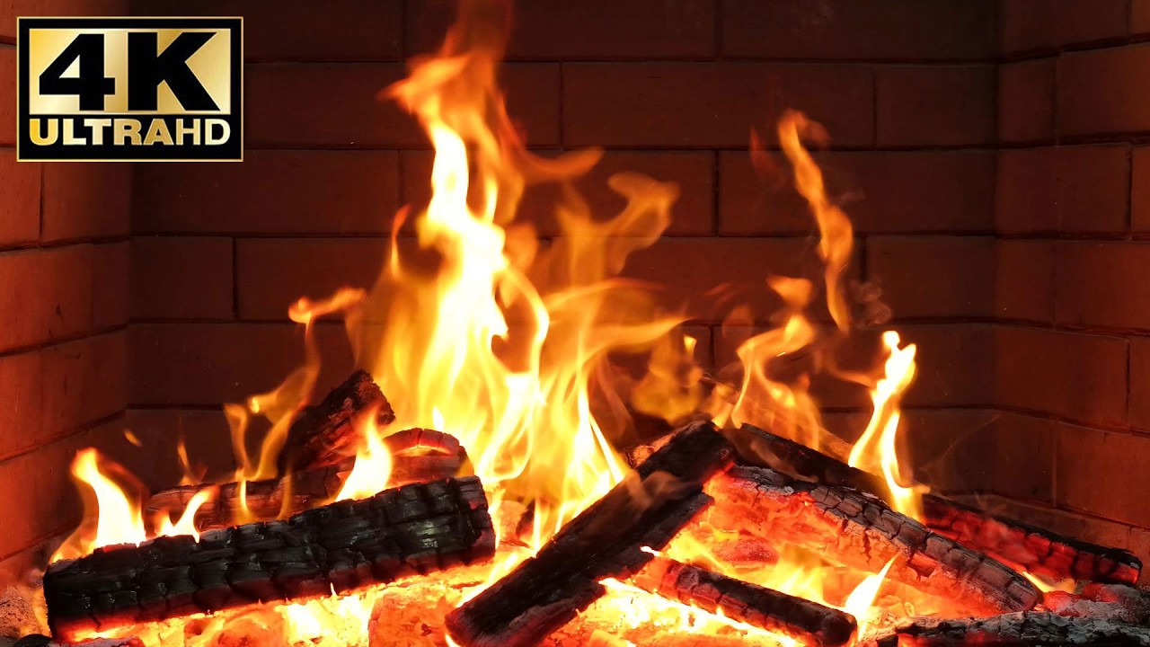 🔥 Winter fireplace deep sleep. Fireplace video loop calm nights Cabin vibes with crackling fireplac