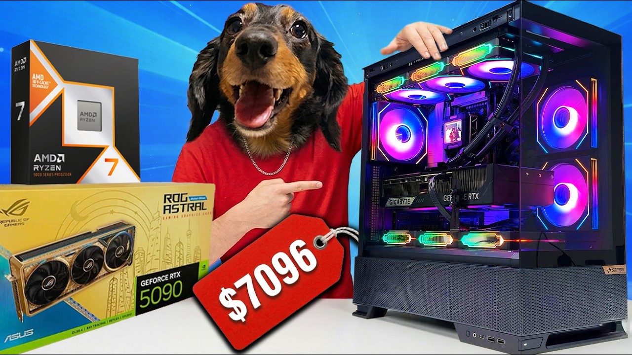 Мы собрали игровой ПК на максимальных настройках с RTX 5090 и 9850X3D... Стоит ли это того в 2026...