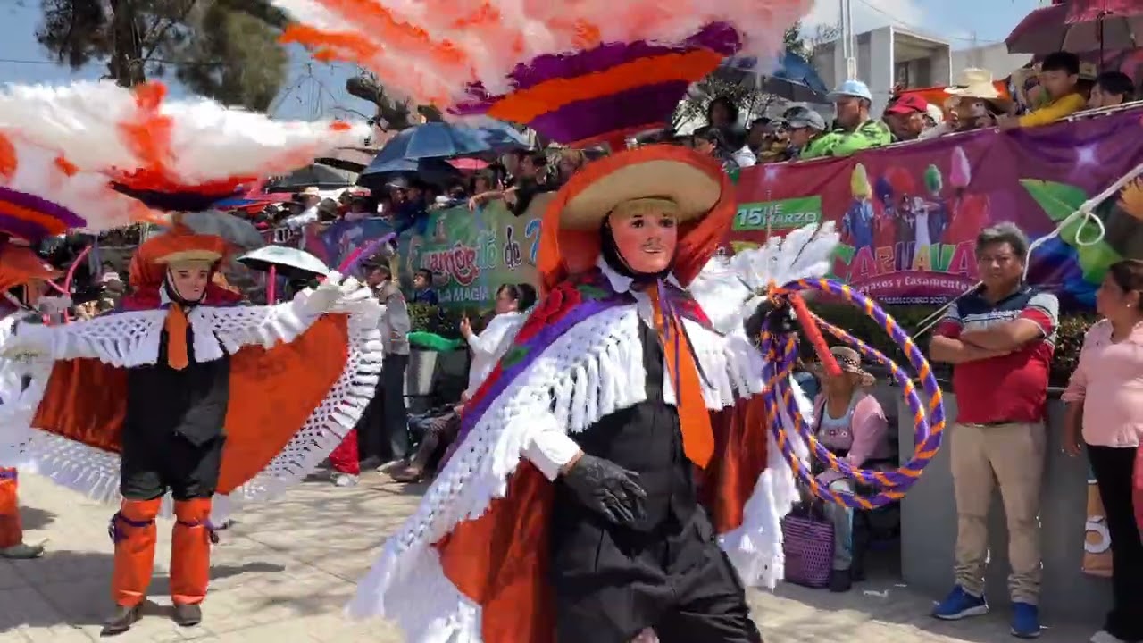 Presentación de carnaval, charros o Huehues Sección Cuarta, Mazatecochco Tlaxcala 2026