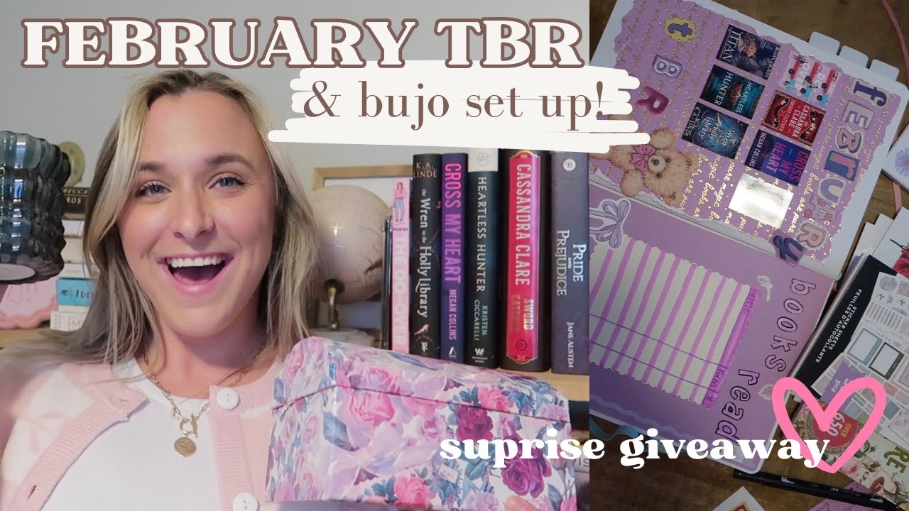 February TBR Jar Picks & BUJO Set Up! | FEBRUARY TBR 📚📓✨