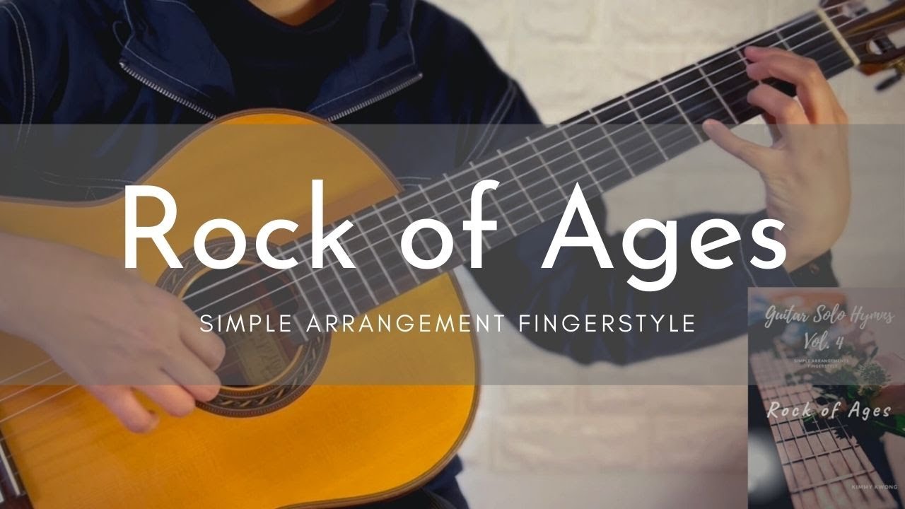Rock of Ages | Simple Fingerstyle Guitar (Easy) Hymn | For Beginners to Intermediate level
