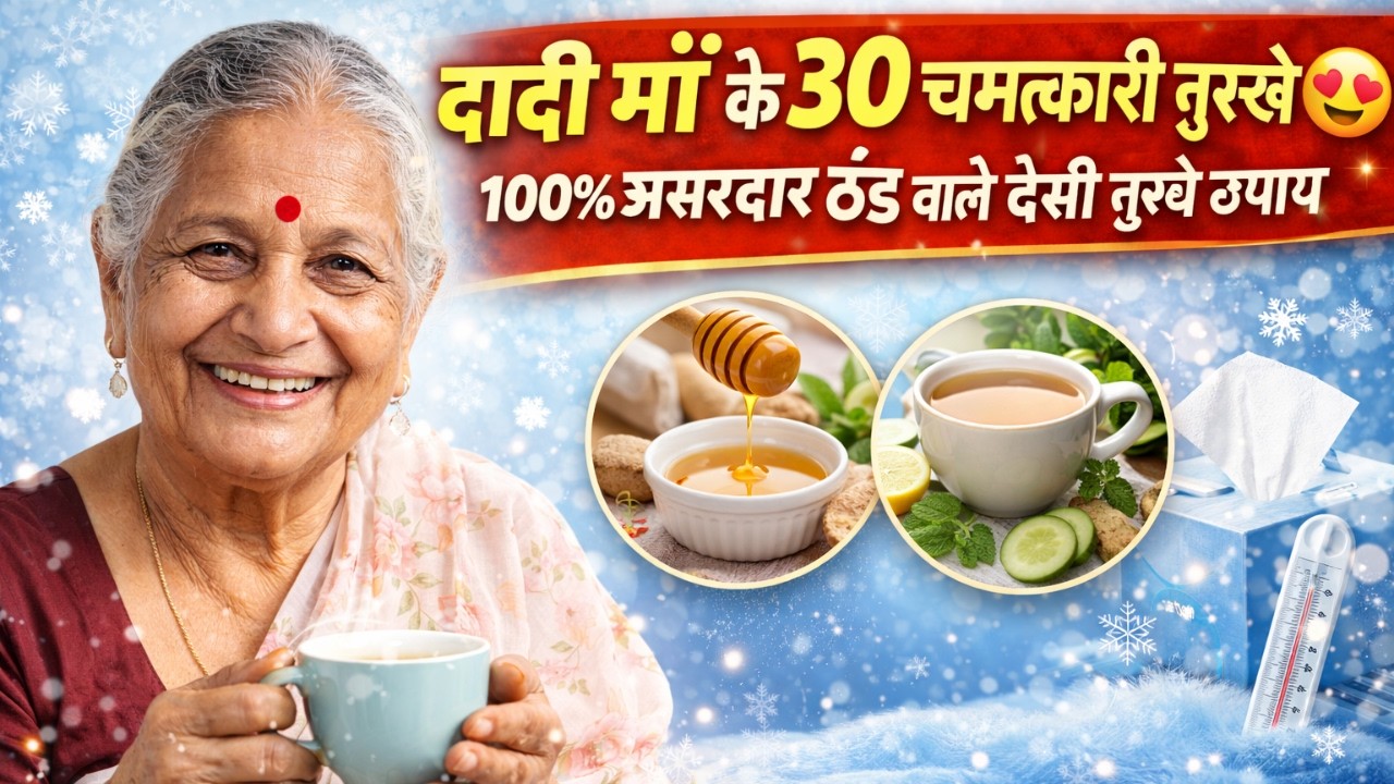 दादी माँ के 30 चमत्कारी नुस्खे 😍 | 100% असरदार ठंड वाले देसी  नुस्खे उपाय |  Dadi Maa Ke Nuskhe |