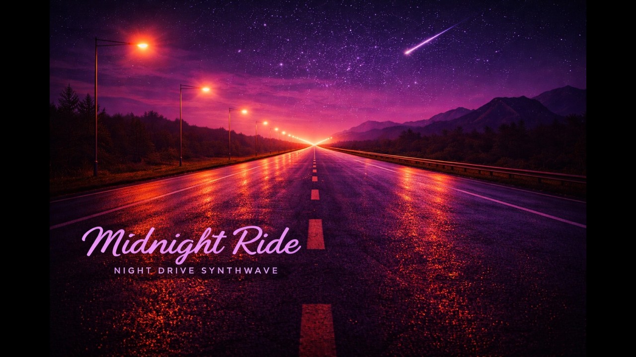 Night Drive Synthwave 🌙 Cyber Midnight Ride | 1 Hour Retrowave Mix