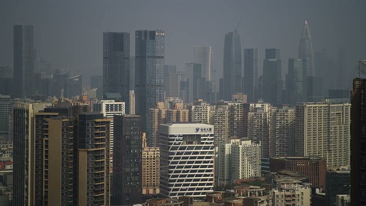 Shenzhen 24h Timelapse on 28.01.2026 4K 70mm Zoom