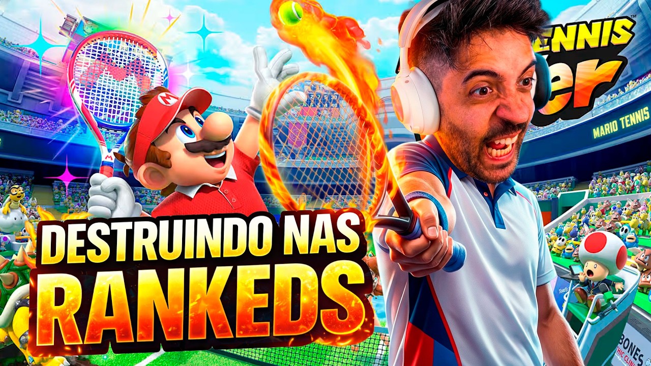 MARIO TENNIS - RANKED ONLINE! DESTRUINDO NO MULTIPLAYER!