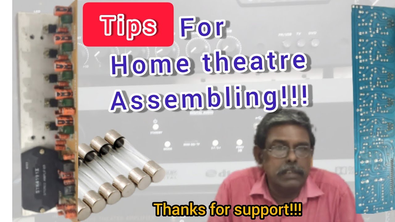 shortest tips to our supporters😍 சிறு தகவல் ஹோம்தியேட்டர் assembling!! @israudiomachine8216