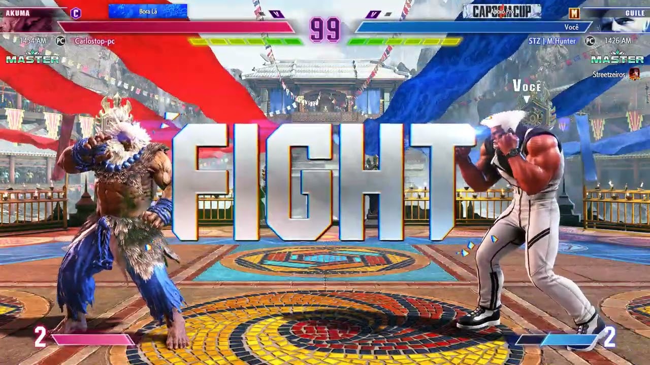 SF6 -  CarlosTopPC (AKUMA) x (Guile) STZ Master Hunter @Streetzeiros