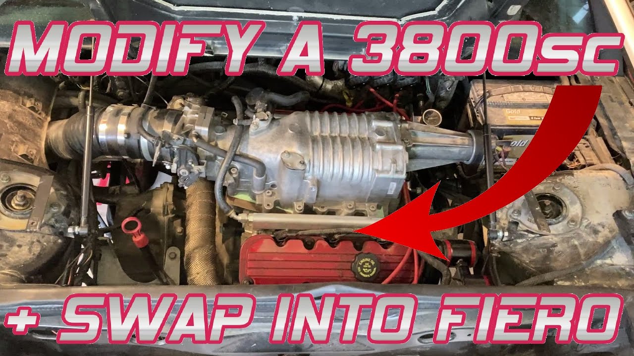 Двигатель 3800 с нагнетателем: МОДИФИЦИРУЙТЕ, ПЕРЕСТРОЙТЕ, а затем замените на FIERO — КАЖДЫЙ ШАГ!