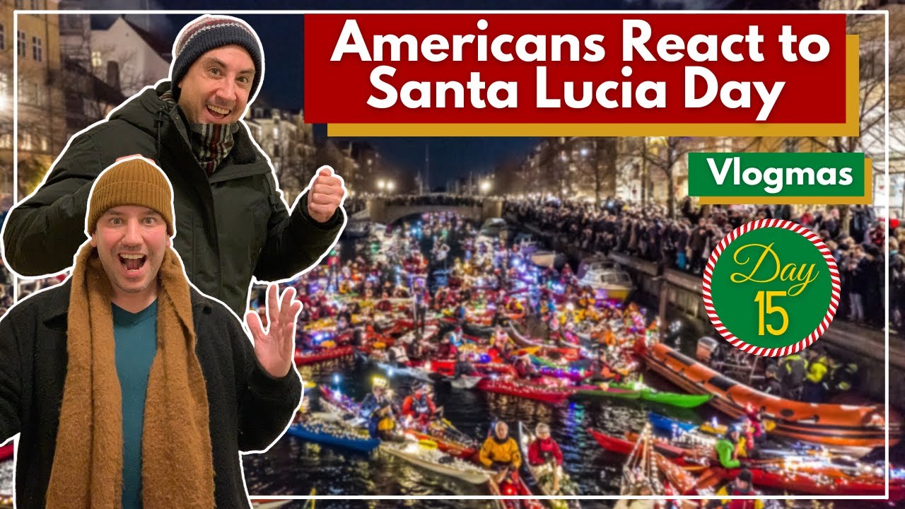 Americans React to SANTA LUCIA tradition IN COPENHAGEN, DENMARK