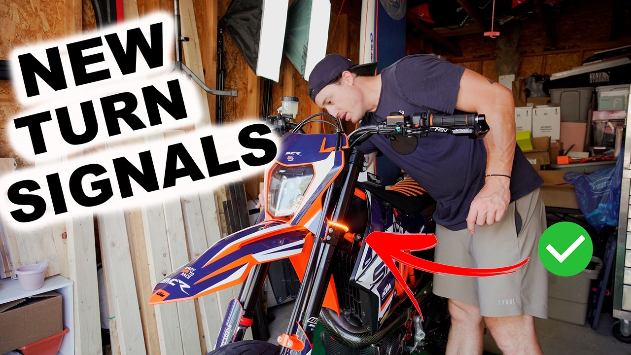 How to install aftermarket turn signals on your KTM 690 SMC R