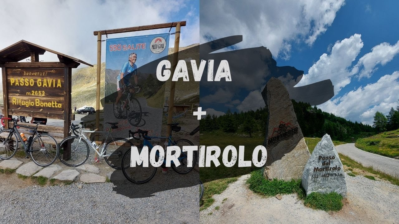 AFFRONTARE GAVIA E MORTIROLO - giro in bici tra i passi alpini
