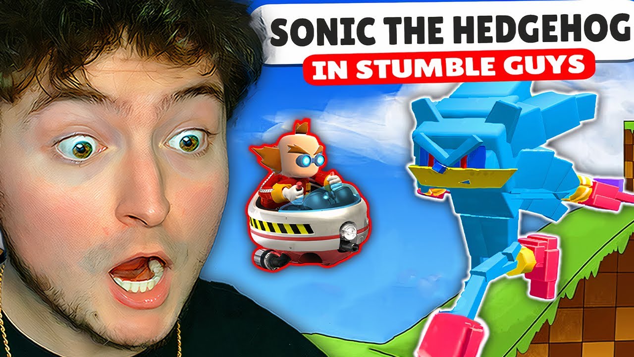 Карта SONIC THE HEDGEHOG в Stumble Guys!