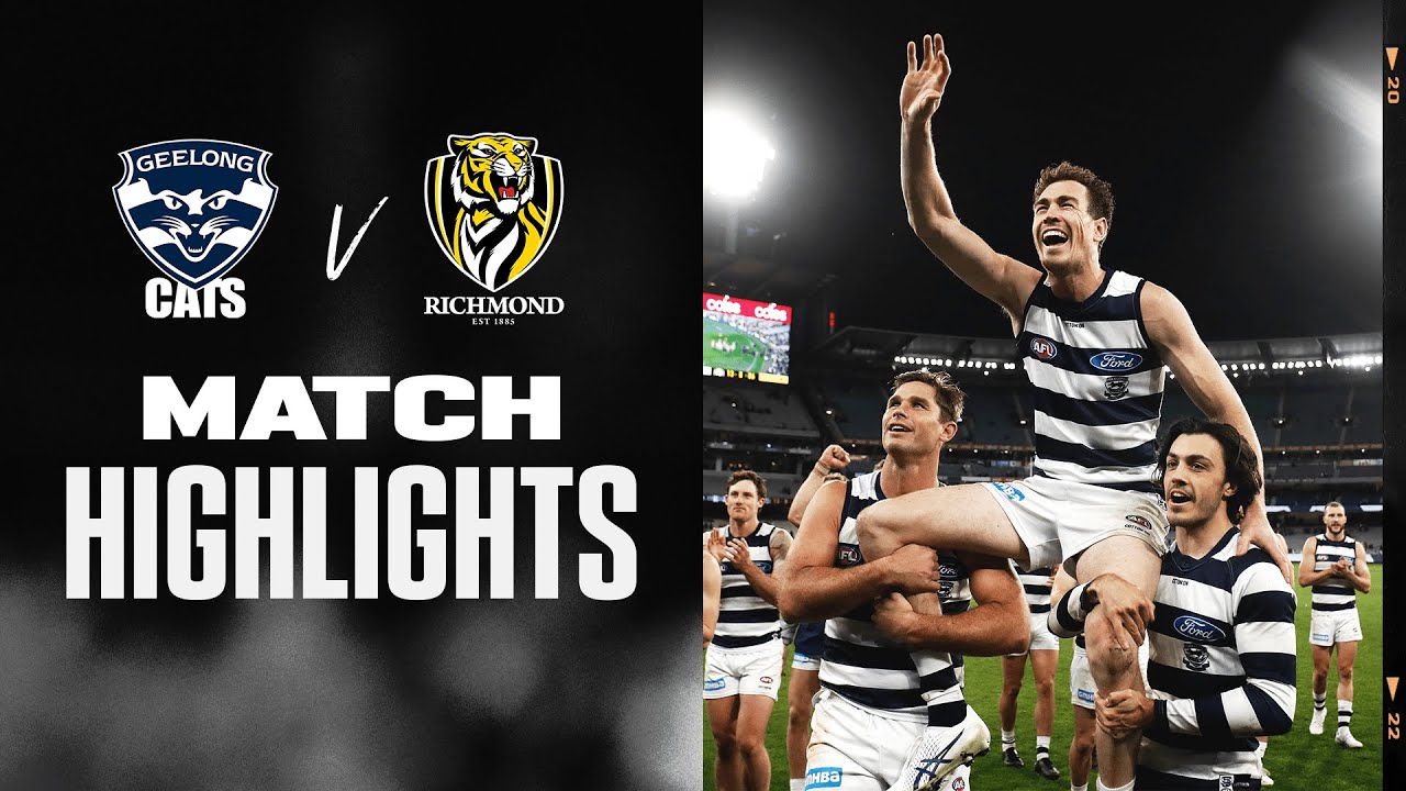Geelong Cats v Richmond Highlights | Round 15, 2022 | AFL