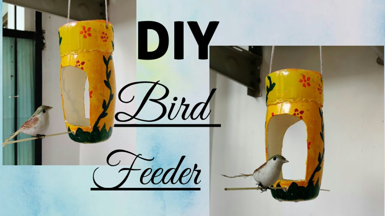 DIY Bird Feeder Using Waste Material | Plastic Bottle Craft |Enjoy Crafting #84