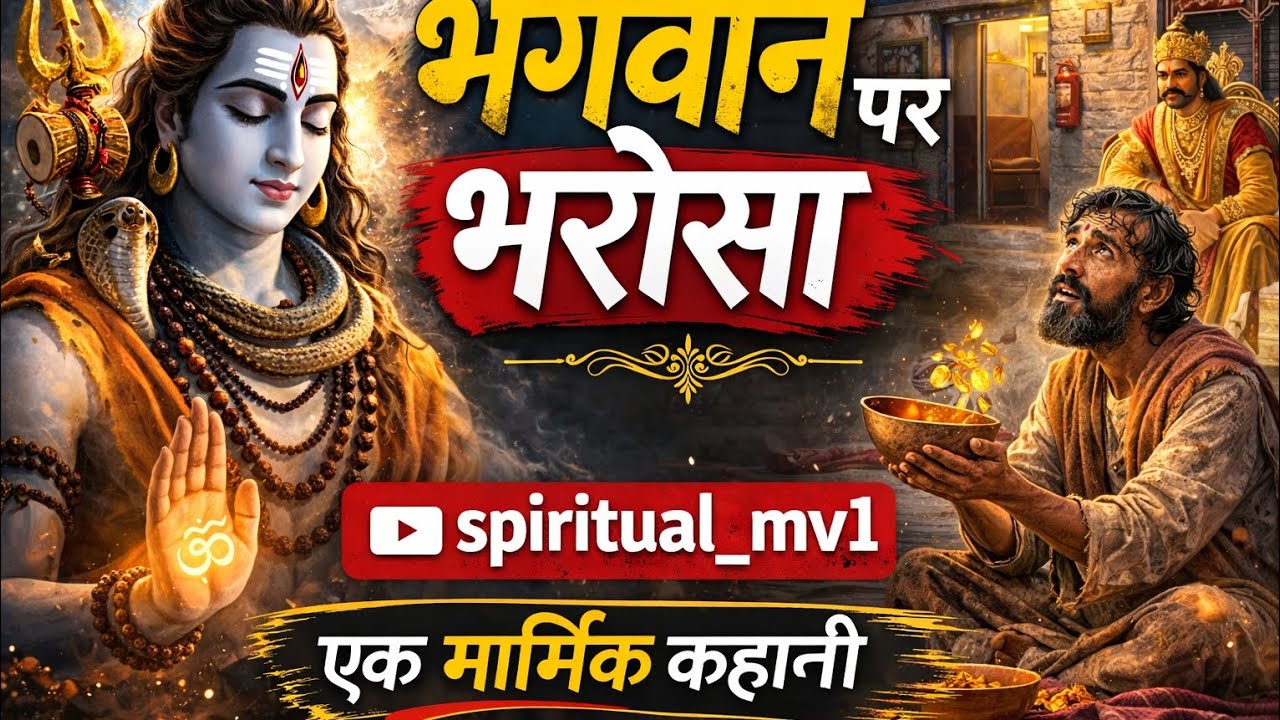 🌿जिसने भगवान पर भरोसा किया, उसकी किस्मत बदल गई 😱 | Spiritual Story #viral #mahadev #ai